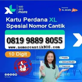 Nomor Cantik XL seri 8055 BOSS RAPI TERBAIK