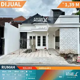 Dijual Rumah Dekat Exit Tol Baru Renovasi di Sawojajar 2 Malang
