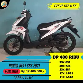 DP 400RIBU ANGSURAN SANGAT RINGAN HONDA BEAT CBS 2021 FREE SERVIS 1 TH