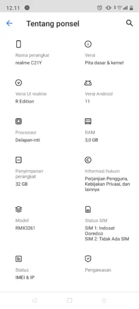 Realme C21Y 3/32