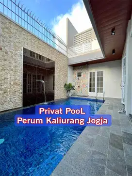 Rumah Mewah Kaliurang Dengan Kolam Renang Baru