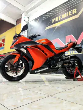 Ninja fi250cc km.3rb asli orange limit mewah.Anugerah motor rungkut