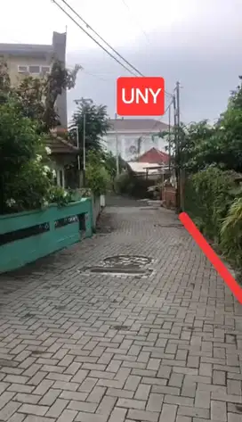 Tanah murah, BU di jl Afandi / Gejayan dekat kampus UNY, UGM