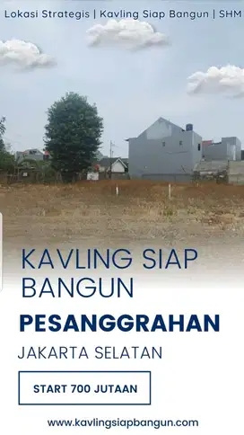 Dijual Kavling di Pesanggrahan Jakarta Selatan