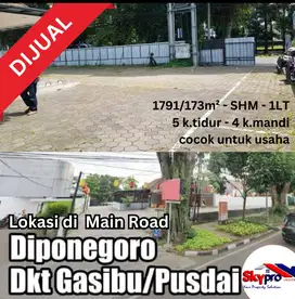 DIJUAL RUMAH di Main Road Diponegoro - Gedung Sate, Bandung