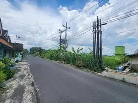 Tanah Murah Sleman Tepi Jalan Aspal, Harga 3 Juta-an