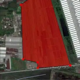 Tanah Komersial Siap Bangun Daerah Industri Raya Legundi Gresik