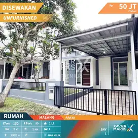 Disewakan Murah Rumah Terawat Siap Huni di Araya Kota Malang