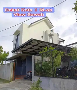 Rumah Dekat Kota View Sawah Asri