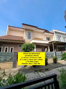 Harga Bawah Pasar Luas Lok Perbatasan JKT. Bintara Jaya Bekasi Barat