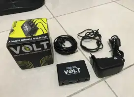 Original Ernie Ball VOLT Power Supply Adaptor Efek Stomp Box Fullset