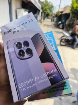 XIAOMI REDMI NOTE 14 PRO 5G 8GB+256GB. BARU. GARANSI RESMI. COD SERKOT
