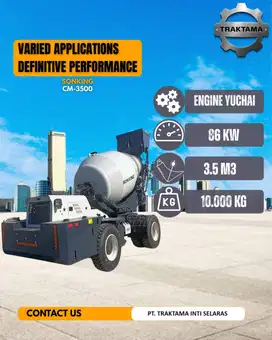 Mixer Beton Modern SONKING 3,5 Kubik – Efisiensi Tinggi, Harga Terbaik