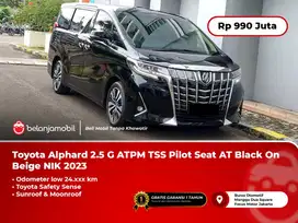 [ LOW KM ] Toyota Alphard 2.5 G Pilot Seat AT White PUTIH 2017 2018