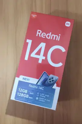 XIAOMI REDMI 14C ,RAM 6/128 GB ,NEW, SEGEL NO REPACK BNIB GARANSI RES
