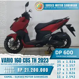 Wow mulus guys VARIO 160 CBS TH 2023 Bekas rasa baru plat BEKASI