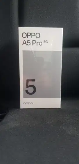 OPPO A5 Pro 5G RAM 8/256GB GARANSI RESMI. BNIB masih segel.