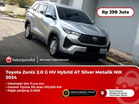 [ LOW KM ] Toyota Zenix 2.0 G HV Hybrid AT Silver Metalik 2024/2025