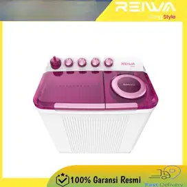 REIWA WS0801SPK MESIN CUCI 2 TABUNG KAPASITAS 7KG REIWA PRO FILTER 7KG
