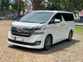 TOYOTA VELLFIRE G ATPM 2.5 AT PUTIH 2017
