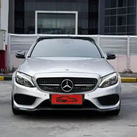 Mercedes Benz C300 AMG LINE 2.0 AT PANORAMIC 2017 SILVER