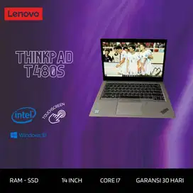 Lenovo Thinkpad T480s Core i7 Gen 8 RAM 16/256GB Touchscreen M-RC