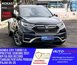 [Garansi 1th] Honda Crv 1.5 Turbo Prestige Sensing 2021 Hitam metalik