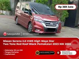 [ LOW KM ] Nissan Serena 2.0 HWS High Ways Star Two Tone 2022/2023