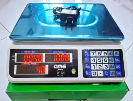 Baru Timbangan digital 40kg barang/buah/sayur/daging/ikan/laundry/dll