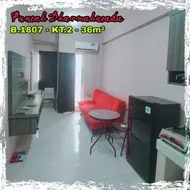 SEWA apartemen Puncak Dharmahusada 2 kamar tidur siap huni