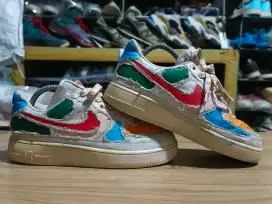 Nike Air Force Multicolor Tear Away  size 40