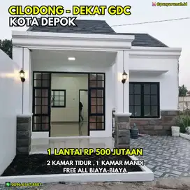Rumah Dijual Murah Dekat GDC 500 Jutaan Free All Biaya-Biaya Strategis