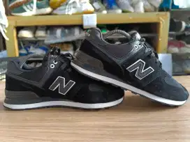 Sepatu New Balance 574 Black size 43 insole 28 cm