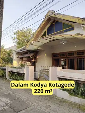 Rumah Dijual Kotagede Kodya Jogja Luas 220 M²