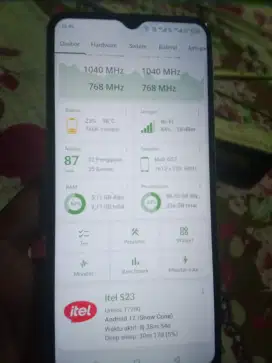 Itel s23 ram 8/8 internal 256gb