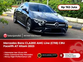 [ LOW KM ] Mercedes Benz CLA200 CLA 200 AMG (C118) AT Hitam 2023/2024