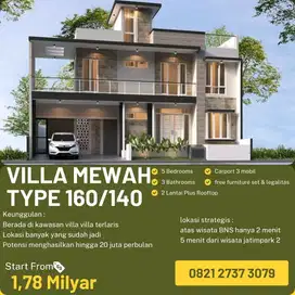 villa mewah dijual di kota batu malang