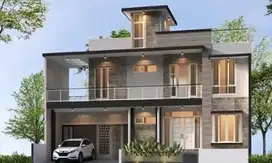 villa exclusive 2,5 lantai ada rooftop dan pool luas view pegunungan