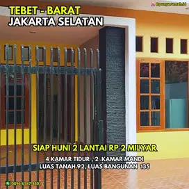 Rumah Dijual DI Tebet Barat Siap Huni Murah Dekat Masjid Al Itihad