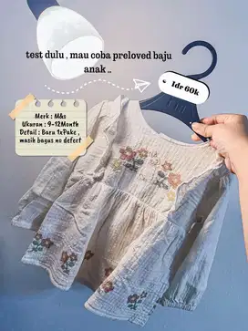 Preloved Baju Anak
