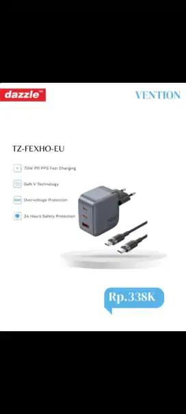 Vention set 75 Watt 3-port fast charging