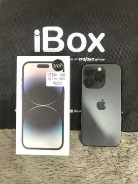 IPhone 14 Pro 128GB iBox Black mulus Fullset Ori BH 87% 3Utool 98
