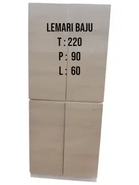 LEMARI BAJU GANTUNG DAN LIPAT