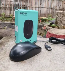 Mouse Kabel Logitech M100R Original