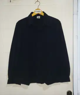 Kemeja linen hitam size M original