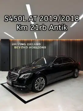 Mercedes Benz S450 2019 Hitam Mercy S450L AT B2298SMB Km21rb Nik 2018