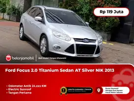 [KM ANTIK] Ford Focus 2.0 Titanium Sedan Sunroof AT Silver 2013/2014