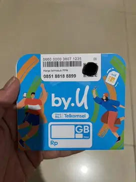 Nomor Cantik Kartu Telkomsel By.u 8899 , 1818 , 8188