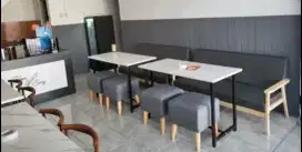 Meja bekas kafe 8 pcs