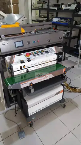 MESIN CONTINOUS BAND SEALER 1080 LF MESIN SEAL PLASTIK BISA VACCUM